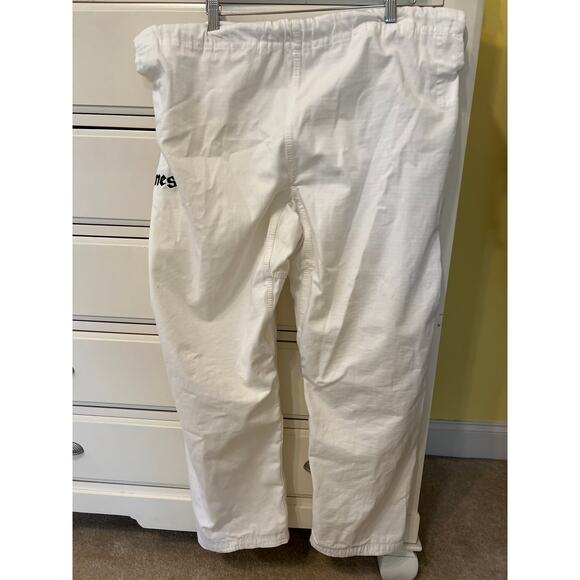 Gameness Air GI Jui Jitsu Sidewinder White Pants A3 JuiJitsu Uniform Size Med - Picture 4 of 6